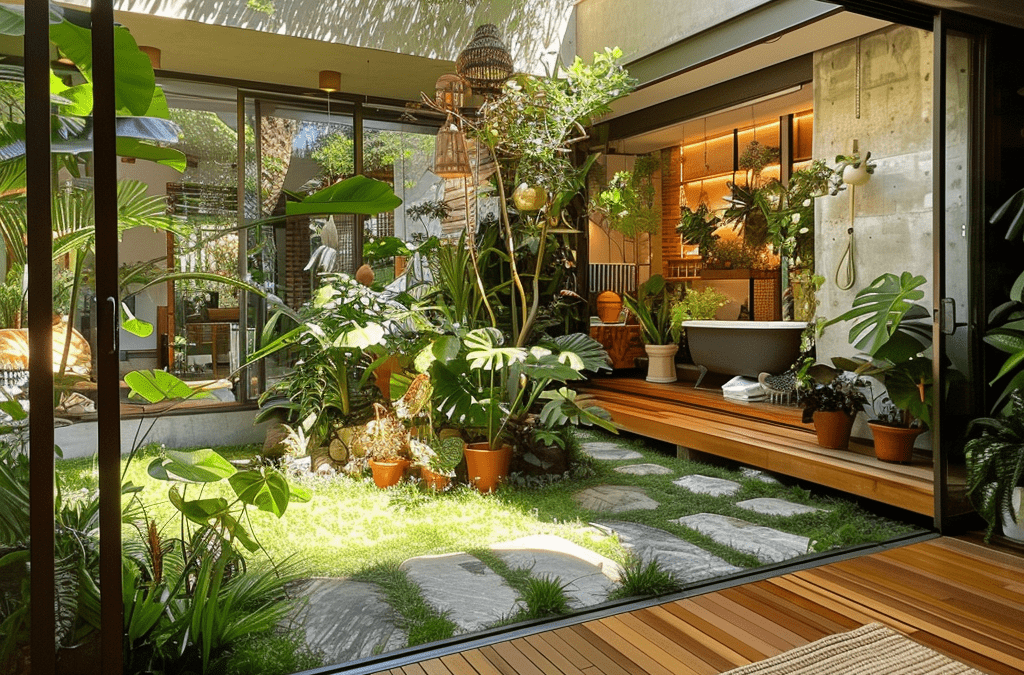 Jardines Interiores: Interiorismo sostenible en Barcelona